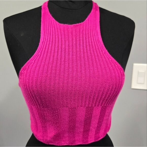 🐢 Intimately Free People Switch It Up Knit Tank XS Pink - Picture 3 of 9